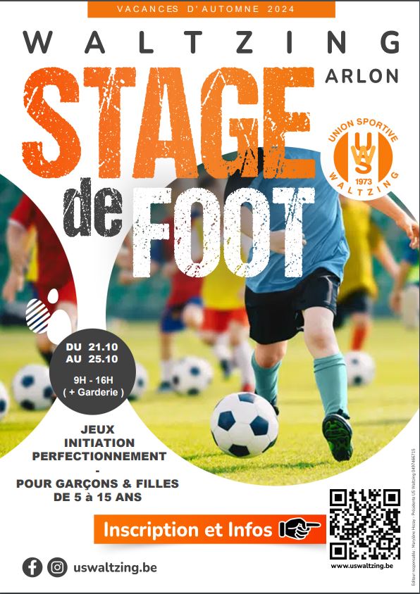 Stage de foot U6-U15 - Automne 2024