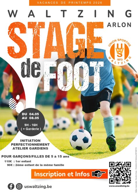 Stage de foot U6-U15 - Printemps 2026